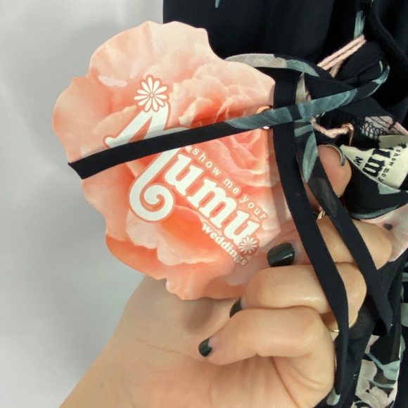 SMYM Black Floral Calypso Tiered Maxi Dress - Picture 4 of 5